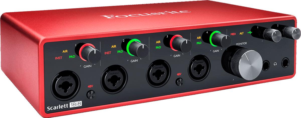 Interface Audio   Focusrite - RFO SCARLETT3-18I8 Scarlett G3 - 18 in/8 out USB-C