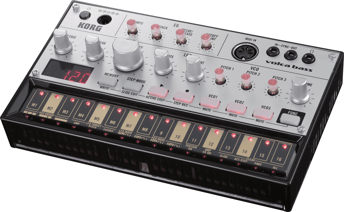 SYNTHETISEUR KORG VOLCA-BASS   BASSE ANALOGIQUE