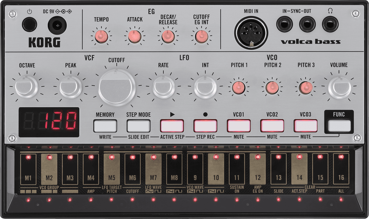 SYNTHETISEUR KORG VOLCA-BASS   BASSE ANALOGIQUE