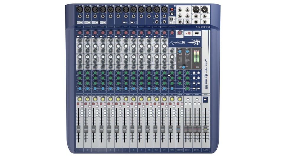 Table de mixage Soundcraft Signature 16