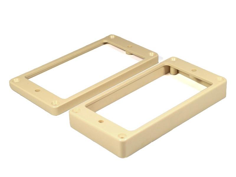 Contour micro humbucker crème  base plate - la paire