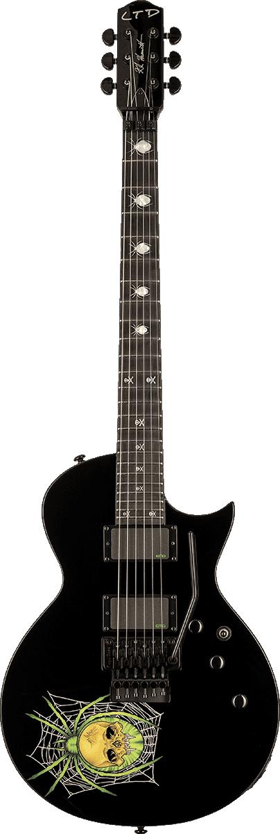 LTD - KH3-BLK Modele Graphic - Kirk Hammett KH-3 Spider Black 30th