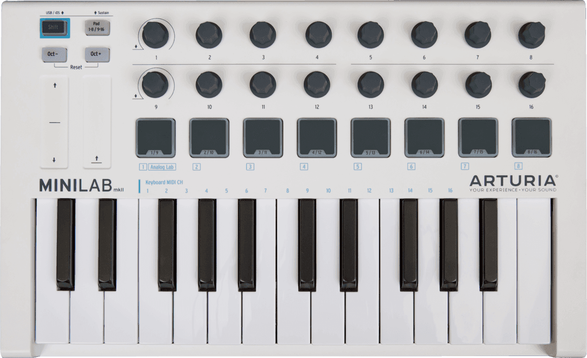 CLAVIER MAITRE ARTURIA MINILAB MK2