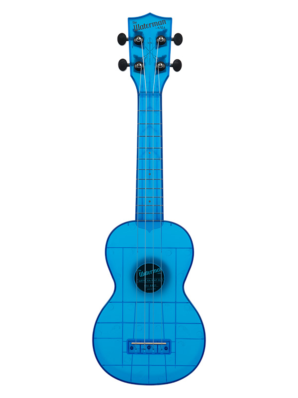 Ukulele Kala Waterman, Soprano - Cobalt Blue Transparent