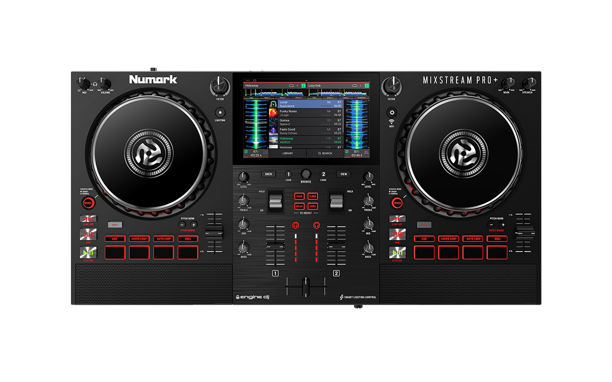 NUMARK - MIXSTREAM-PRO+ 2 voies autonomes, streaming WiFi, HP