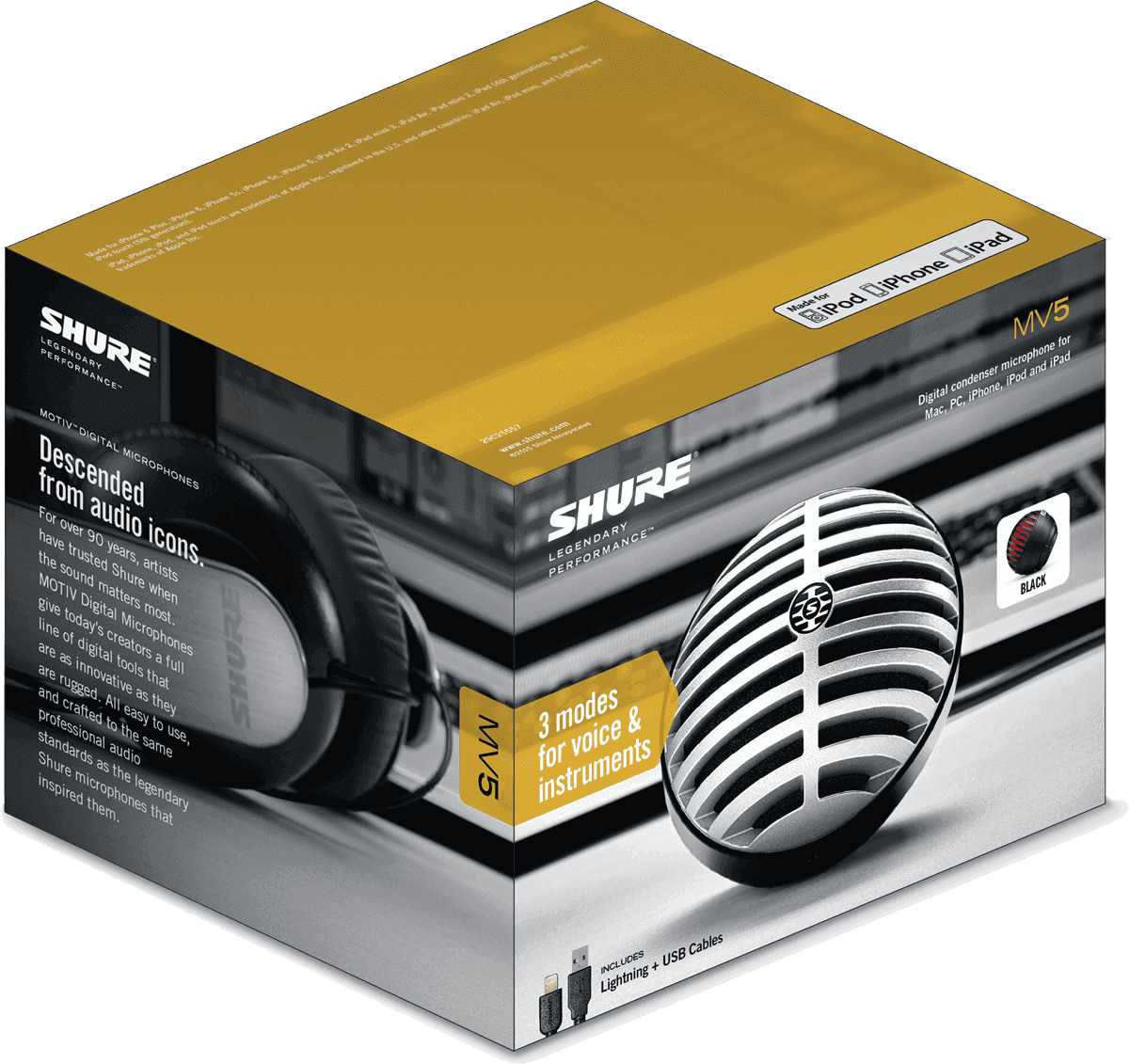 Micro Shure MV5-LTG