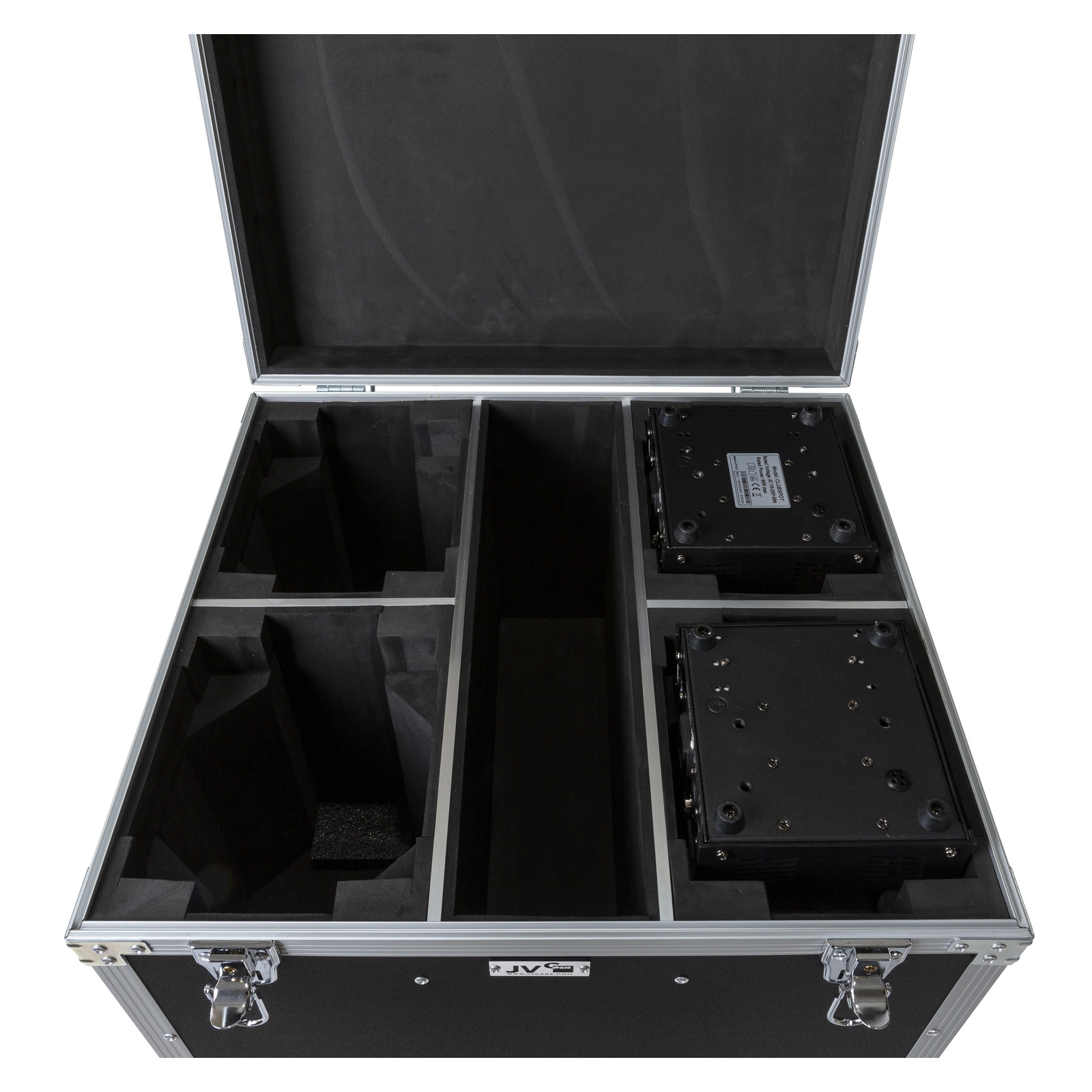 FLIGHTCASE MOVING HEAD CASE 6 pour CLUBSPOT x4