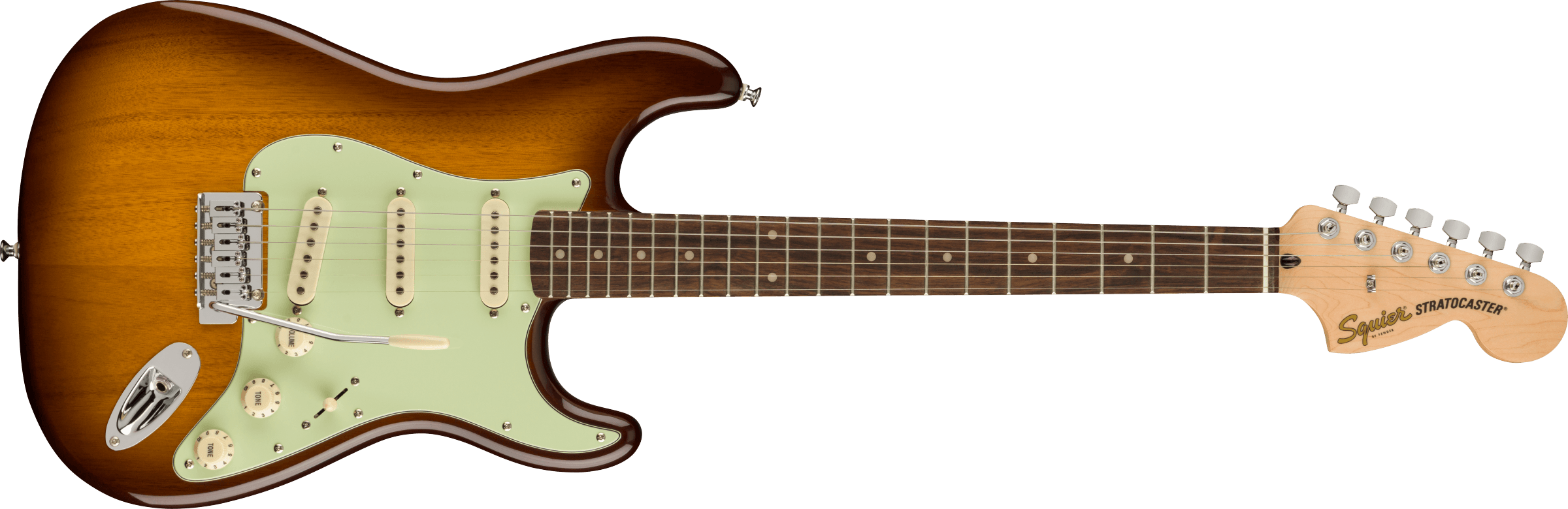 Squier Affinity Series™ Stratocaster®, Laurel Fingerboard, Mint Pickguard, Honey Burst