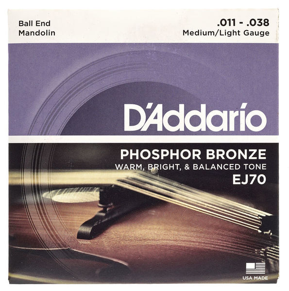 CORDES D\'ADDARIO MANDOLIN P/BRONZE LIGHT 11-38 BOULE