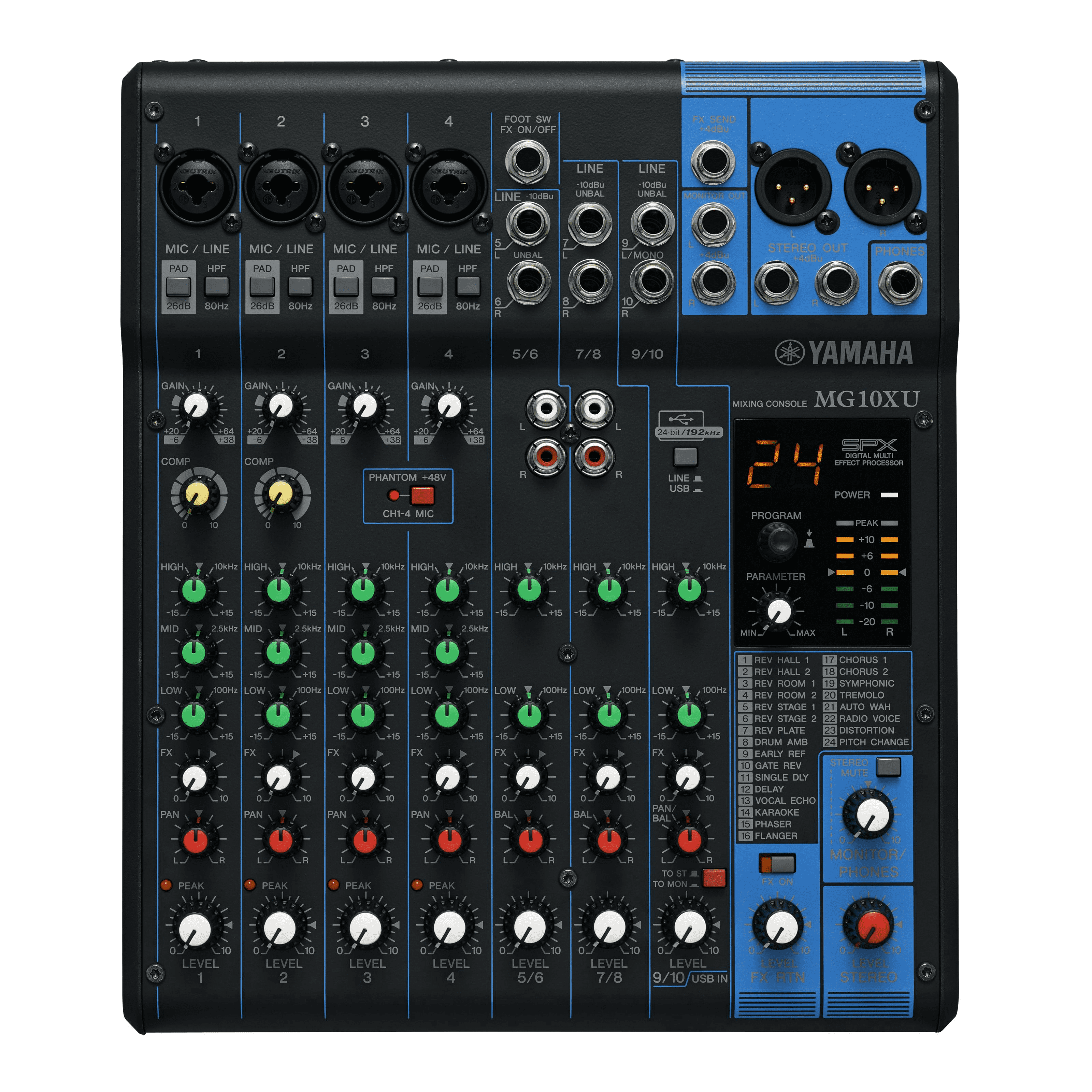 TABLE DE MIXAGE YAMAHA MG10XU