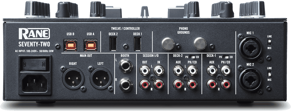 Rane DJ - DRA SEVENTY-TWO 2 voies, 2 USB, Ecran tactile 4,3\
