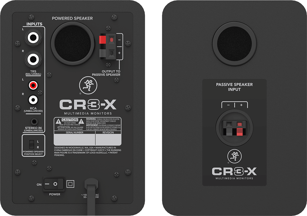 Enceinte de monitoring MACKIE - CR3-X Classiques - Actif 50W 3 (La paire)