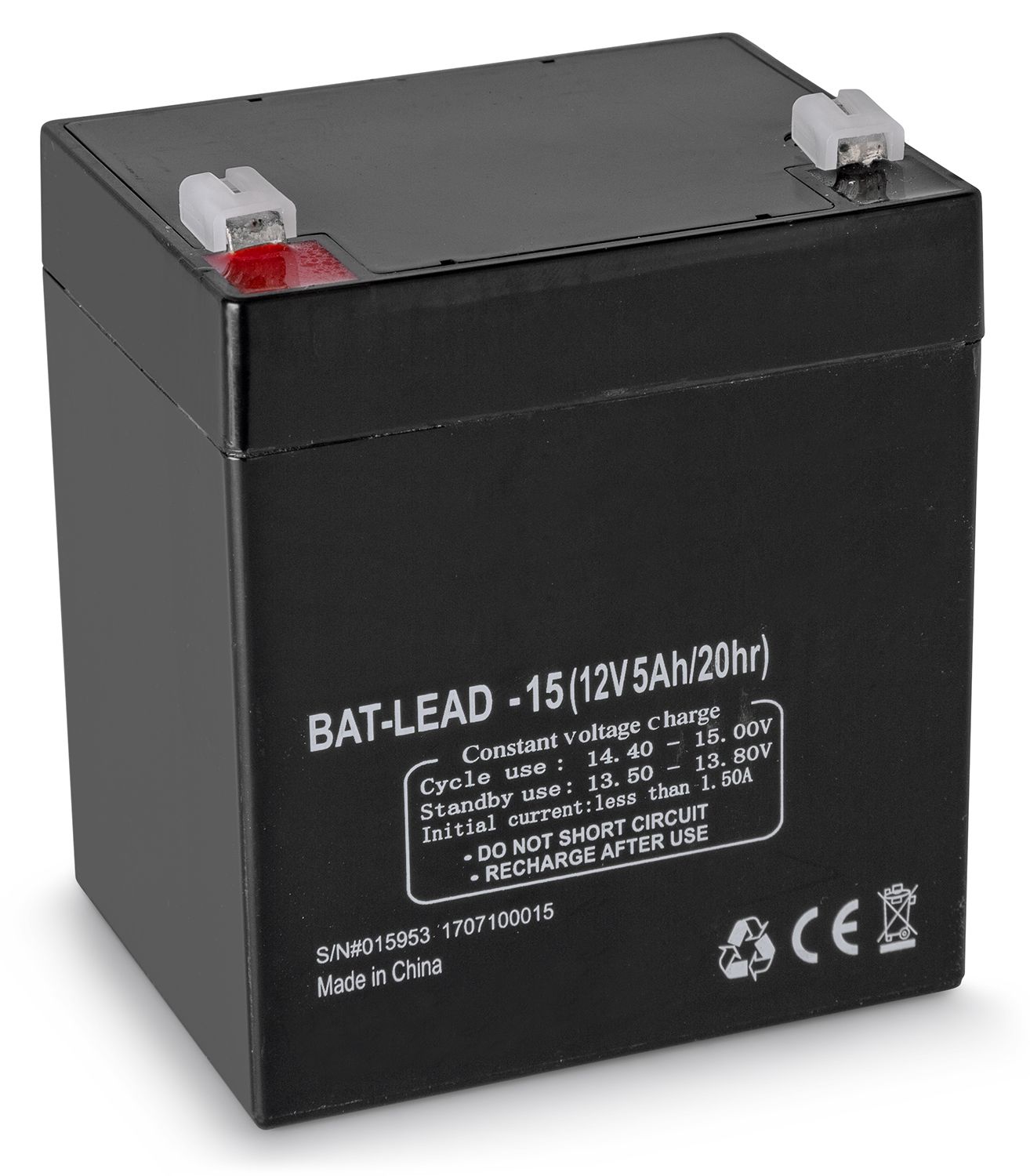 BATTERIE RECHARGEABLE 12V 5Ah