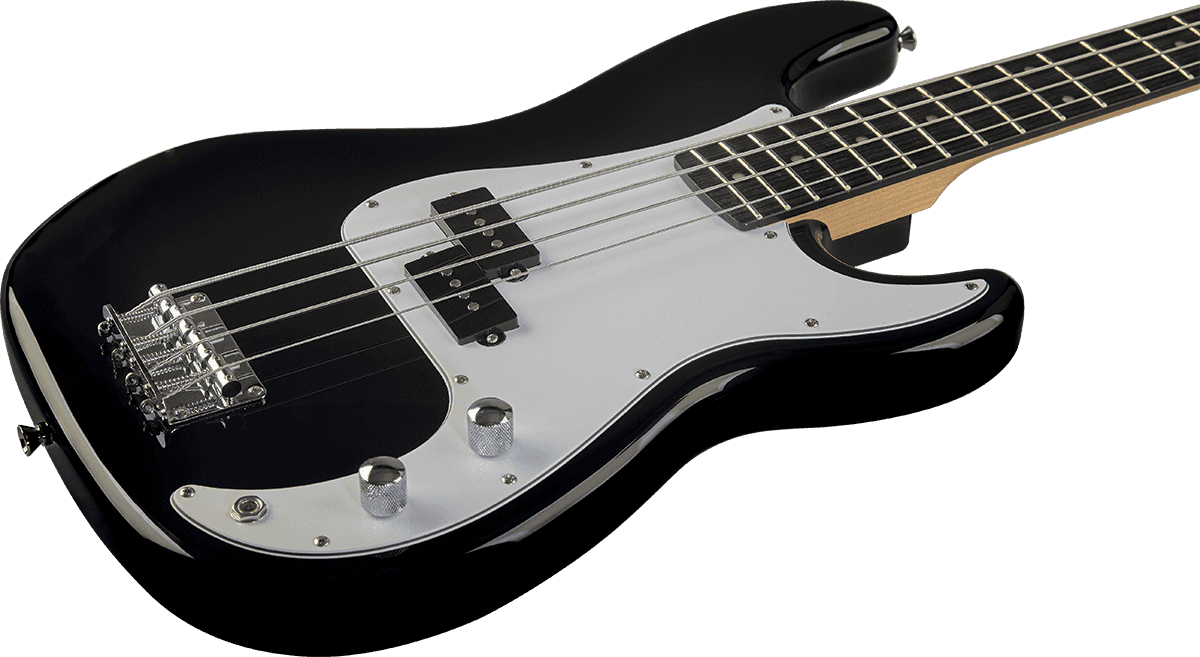 Basse électrique EKO - VPB100-BLK 4 cordes Type PB - Black