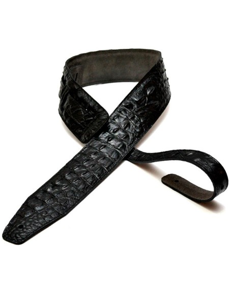 Sangle Bourbon Strap Alligator Noir