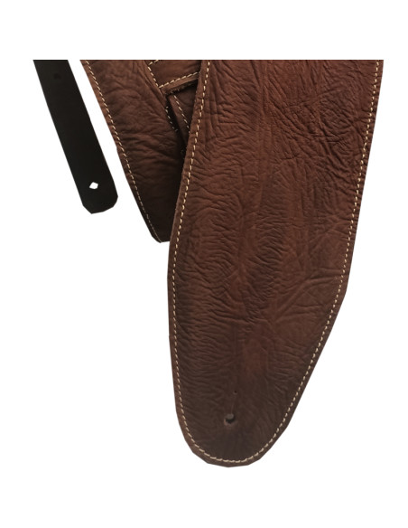 Sangle Bourbon Strap FAT BASS Buffalo Castaña