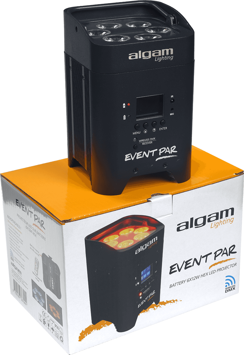 PROJECTEUR LED BATTERIE EVENTPAR - ALGAM LIGHTING