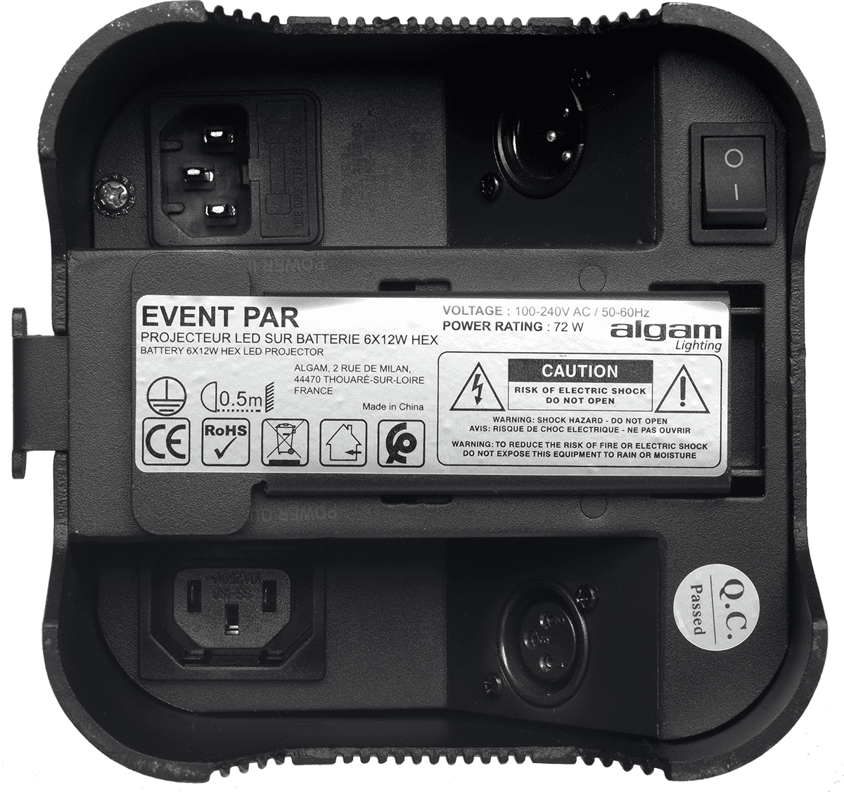 PROJECTEUR LED BATTERIE EVENTPAR - ALGAM LIGHTING