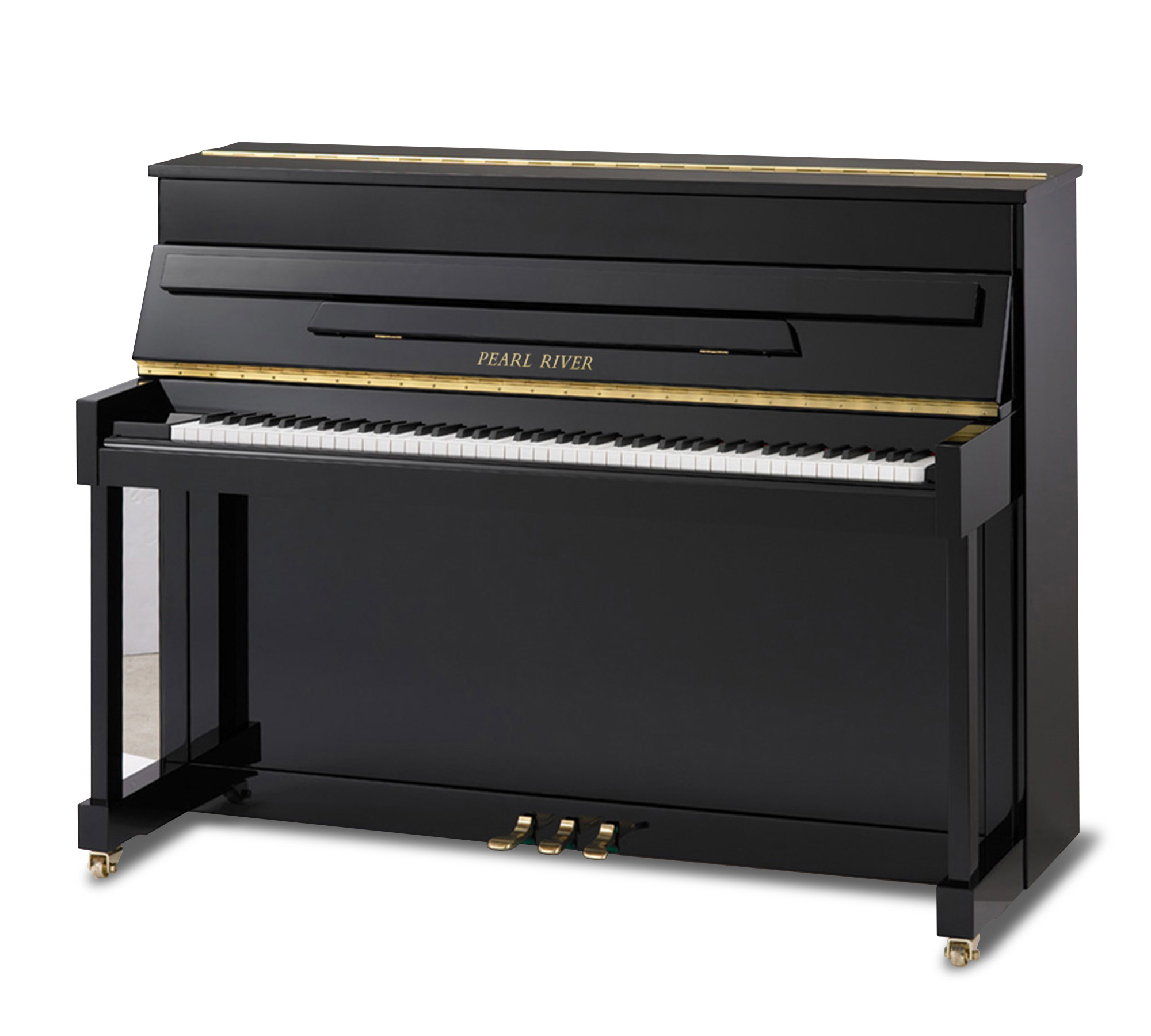 Piano PEARL RIVER EU110S Noir brillant