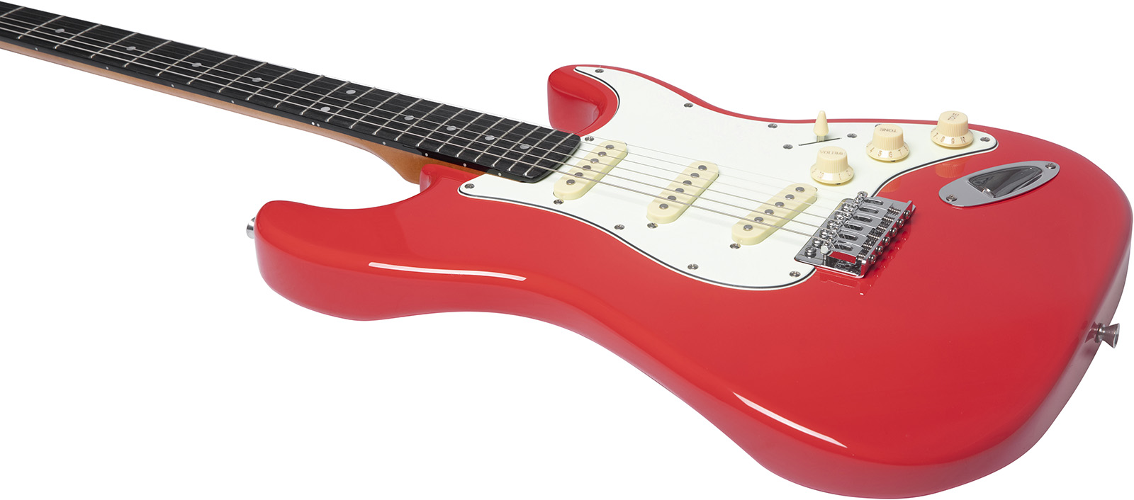 GUITARE ELECTRIQUE ST300 STRAT FIESTA RED VINTAGE - EKO