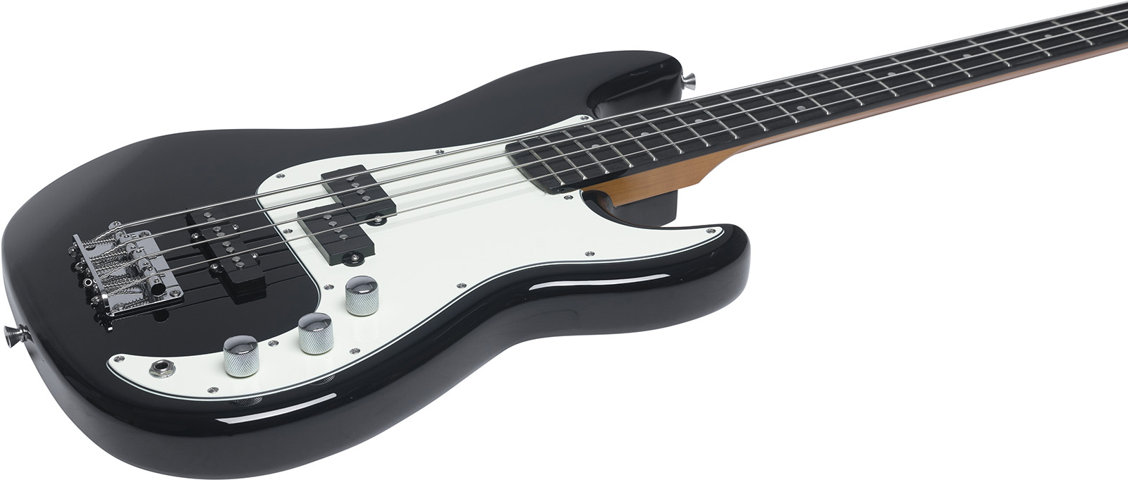 Basse EKO PJ300-BLK - 4 cordes Type PJ vintage - Black