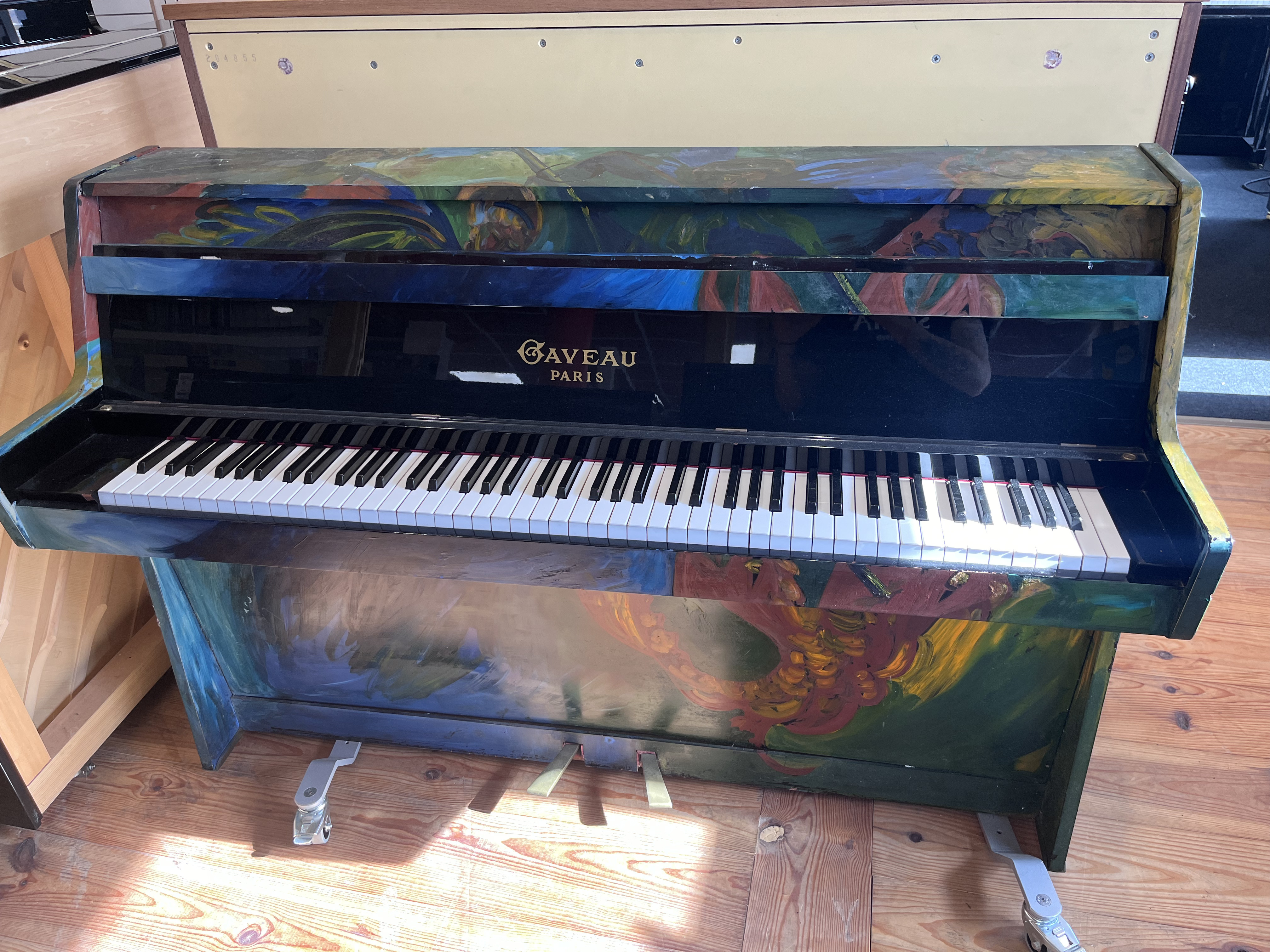 Occasion Piano acoustique Gaveau Modèle 10 peint