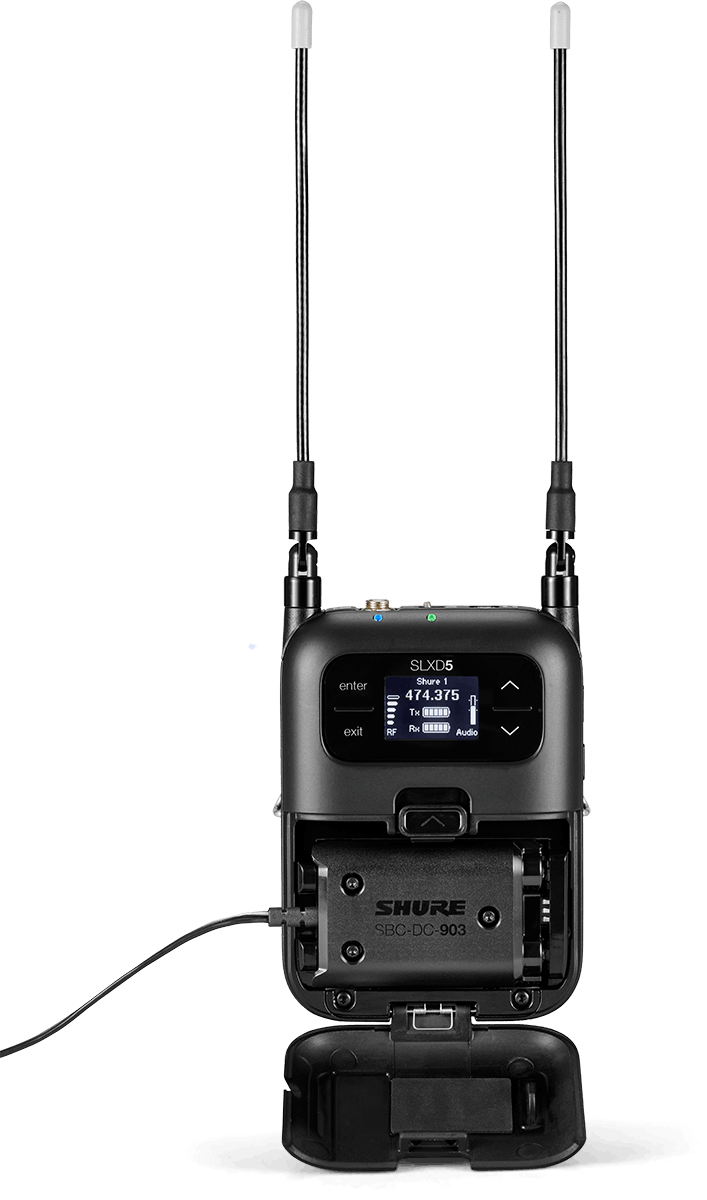 RECEPTEUR HF PORTABLE SLXD5-G59 470-514MHz - SHURE