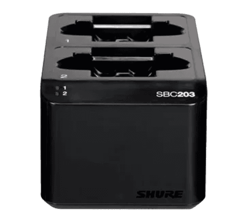 CHARGEUR SLXD 2xBATTERIE SBC203-E - SHURE