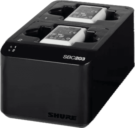 CHARGEUR SLXD 2xBATTERIE SBC203-E - SHURE