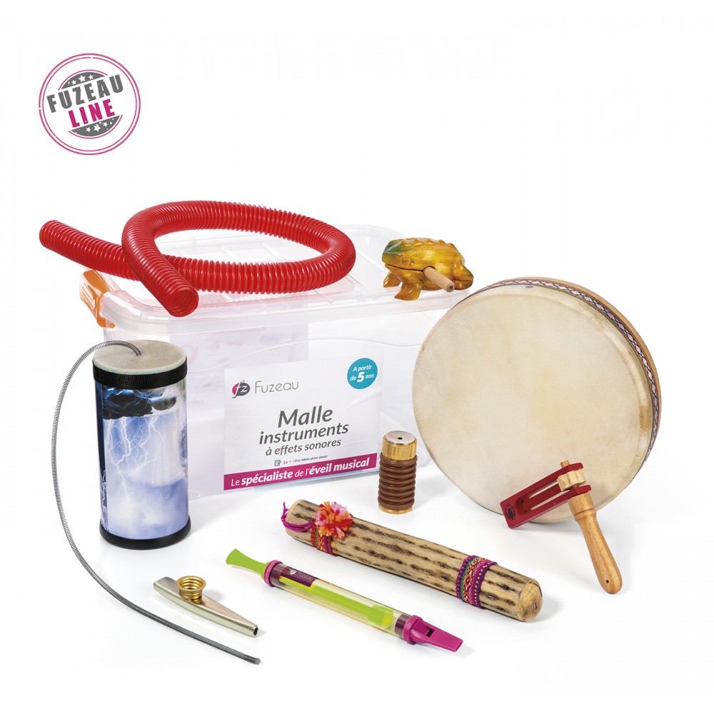 Fuzeau - MALLE SELECTION DE 9 INSTRUMENTS à effets sonores