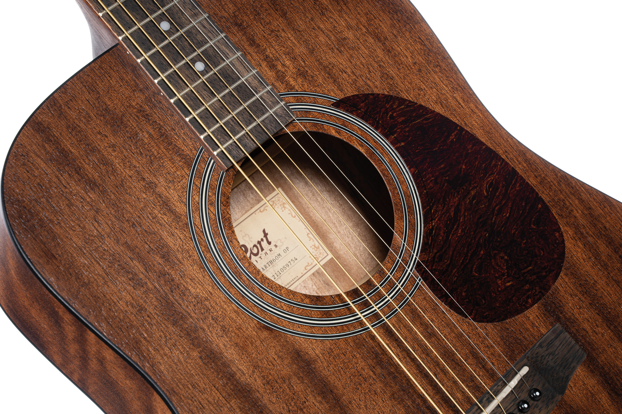 GUITARE FOLK CORT EARTH 60M NATUREL ACAJOU