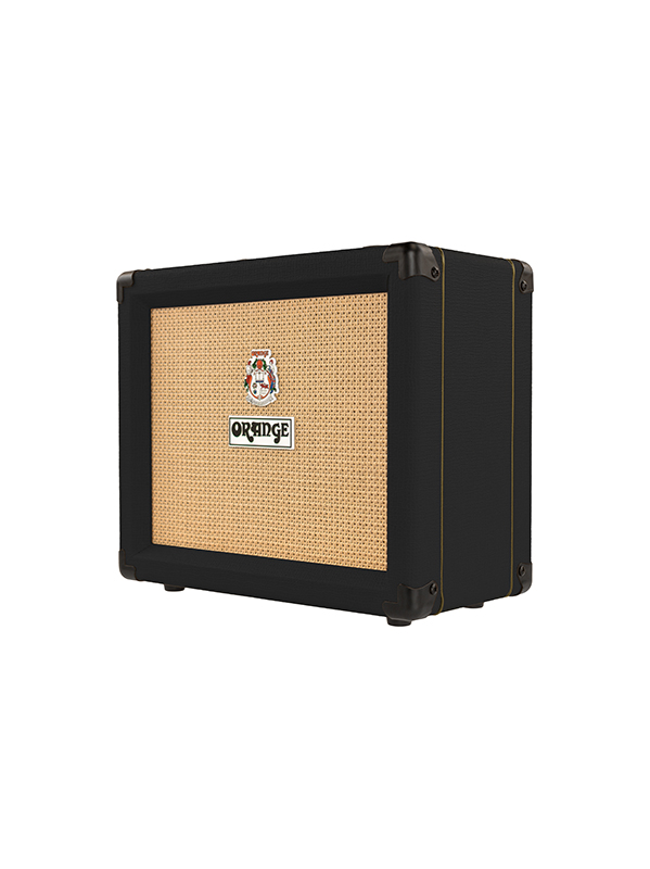 Ampli guitare électrique Orange Combo Crush 20W, HP 8 pouces, 2 canaux - Noir