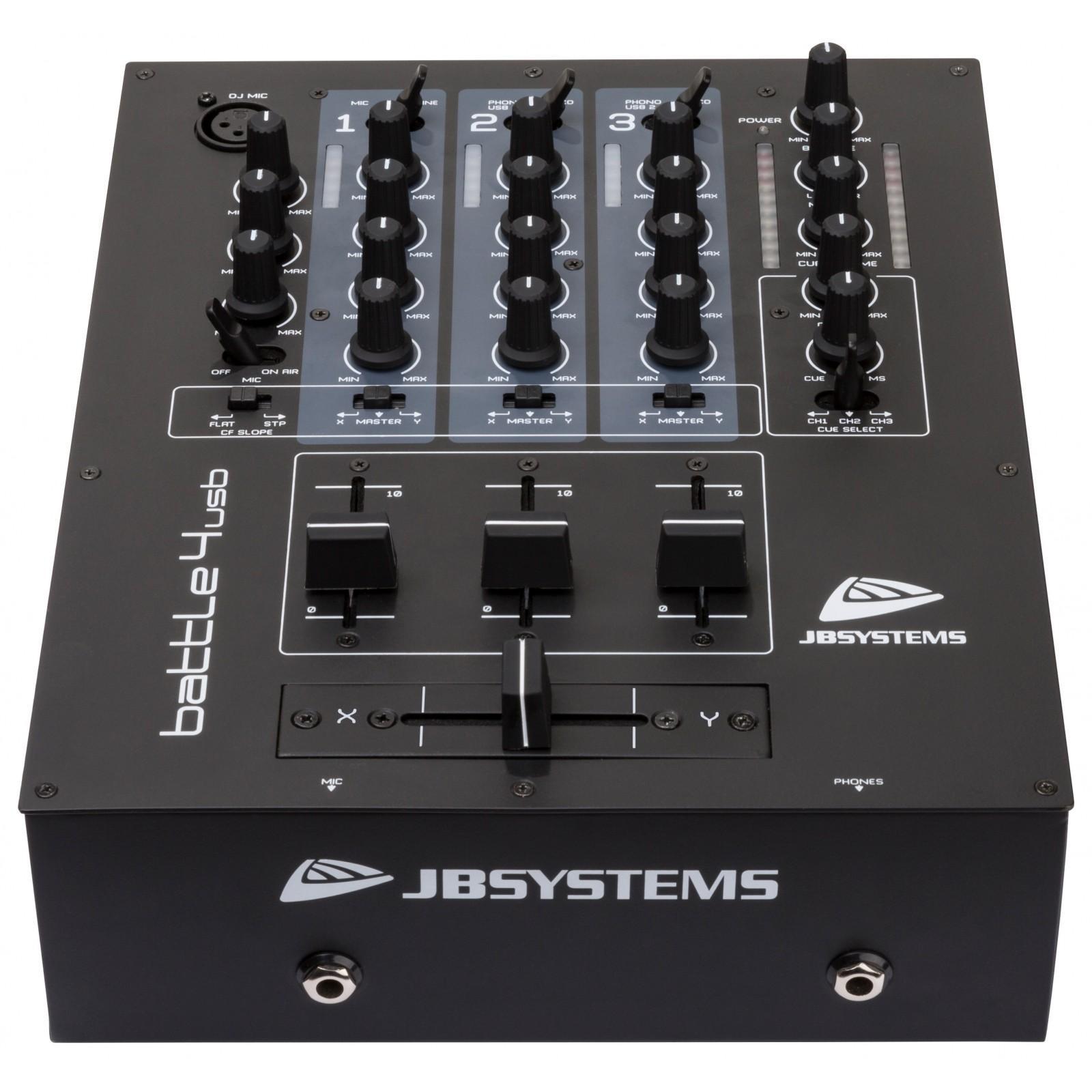 TABLE DE MIXAGE BATTLE 4USB - JB SYSTEM