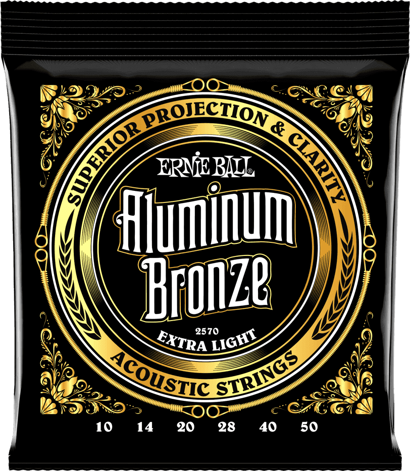 Jeu de Cordes ERNIE BALL Aluminum Bronze Extra light