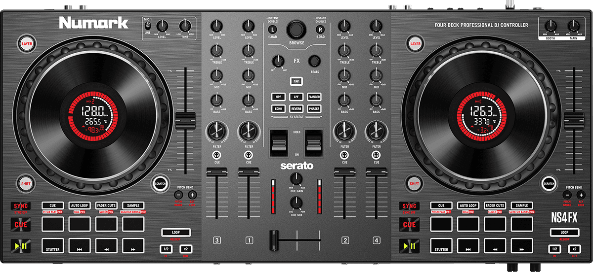 CONTROLEUR DJ 4 VOIES NS4FX - NUMARK