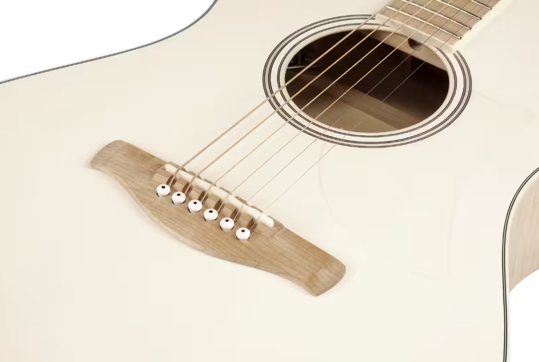 GUITARE ACOUSTIQUE IBANEZ AAM370EOAW OPEN PORE ANTIQUE WHITE