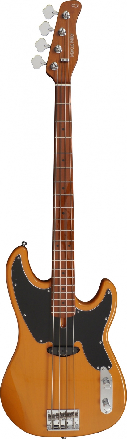 Basse Marcus Miller type P Bass D5 ALder-4 Butterscotch Blonde