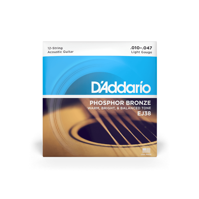 Jeu de cordes D\'Addario EJ38, Light, 10-47