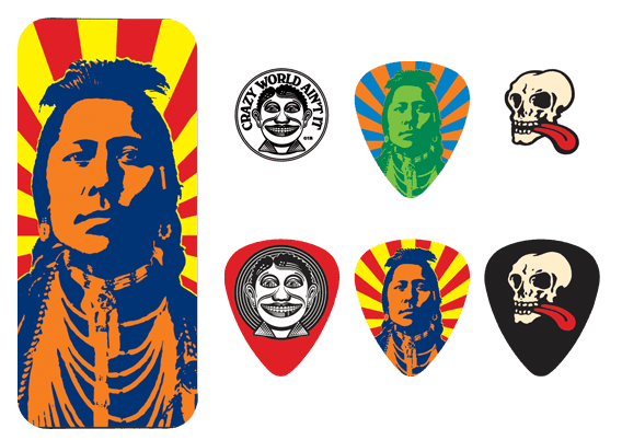 Boite 6 Mediators DUNLOP Indian, heavy