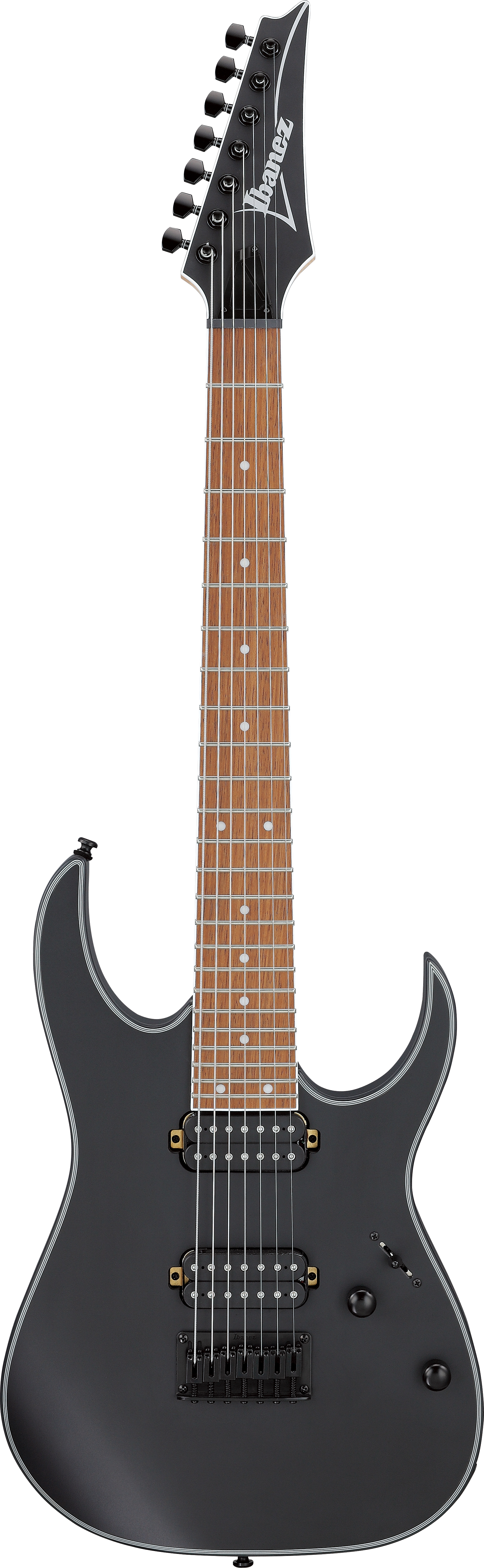 Guitare 7 cordes Ibanez RG7421EX-BKF Black Flat