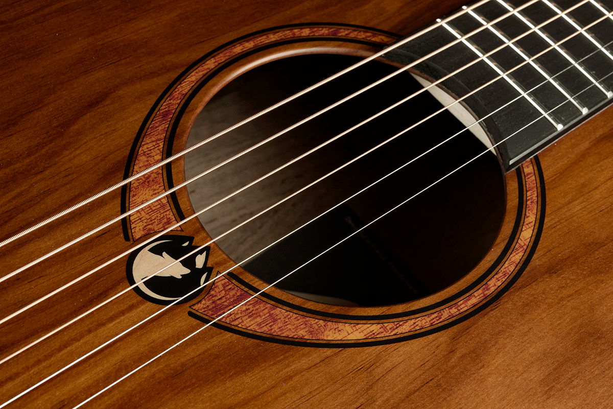 GUITARE SAUVAGE LAG Auditorium Pan-Coupé Électro