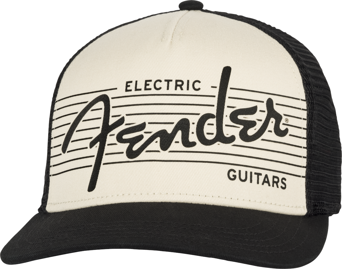 Casquette Fender® Electric Hat Black/Cream One Size