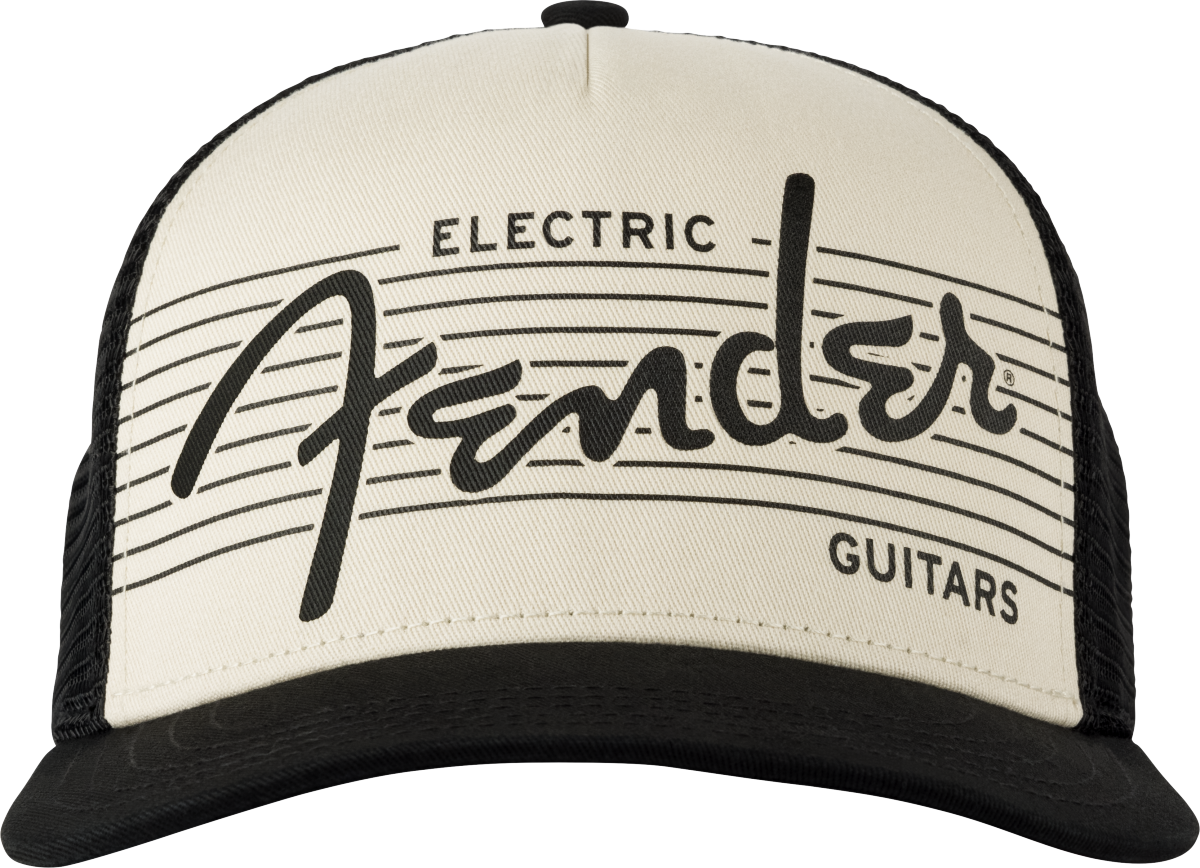 Casquette Fender® Electric Hat Black/Cream One Size