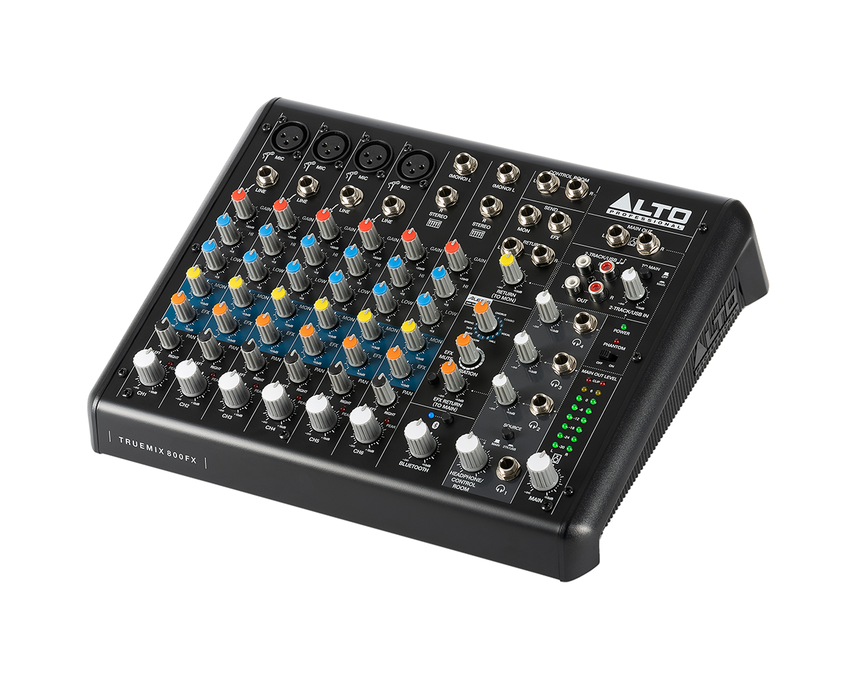 Table de mixage ALTO PROFESSIONAL TRUEMIX800FX 8 canaux, USB, Bluetooth et FX