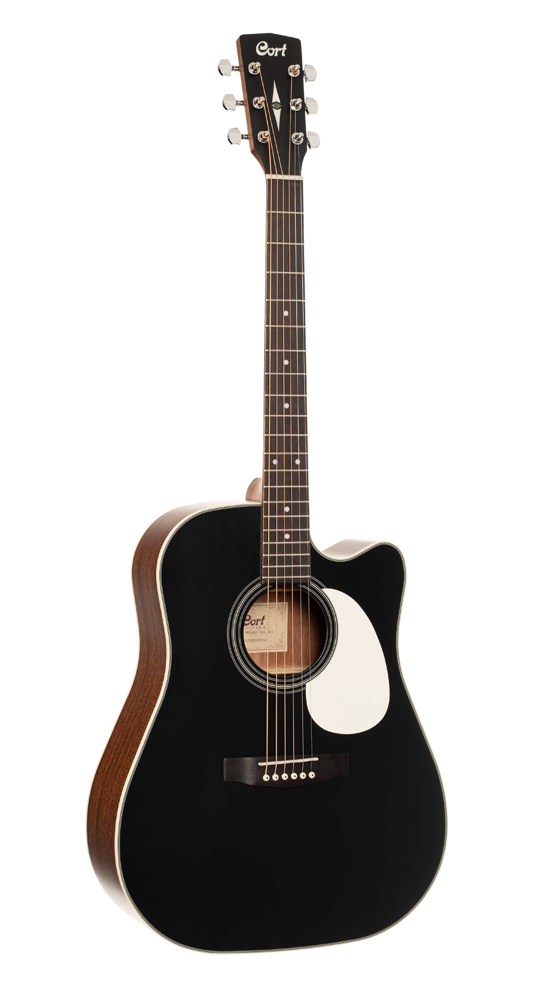 GUITARE CORT MR500F CEDRE NOIR SATINE DREADNOUGHT