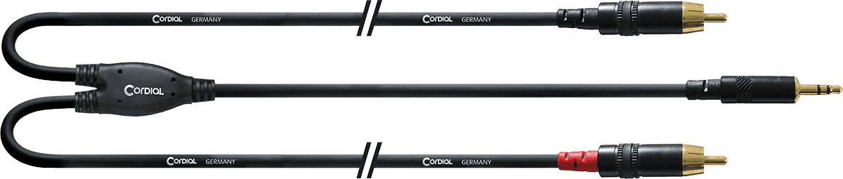 CORDIAL - CFY6WCC-LONG Mini-Jack / RCA - Mini-J./RCA Y long - 6m