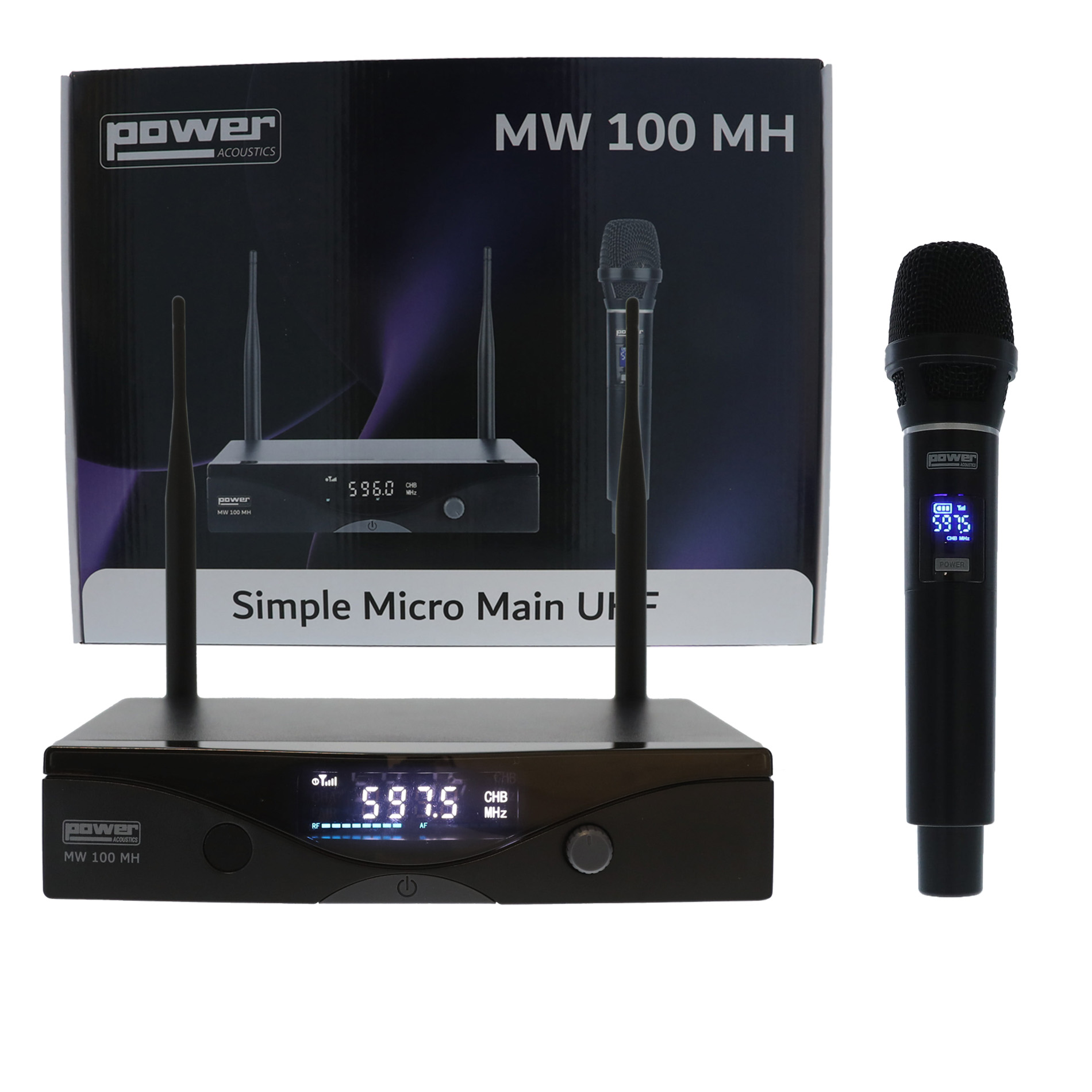 Micro sans fil POWER ACOUSTIC MW 100MH