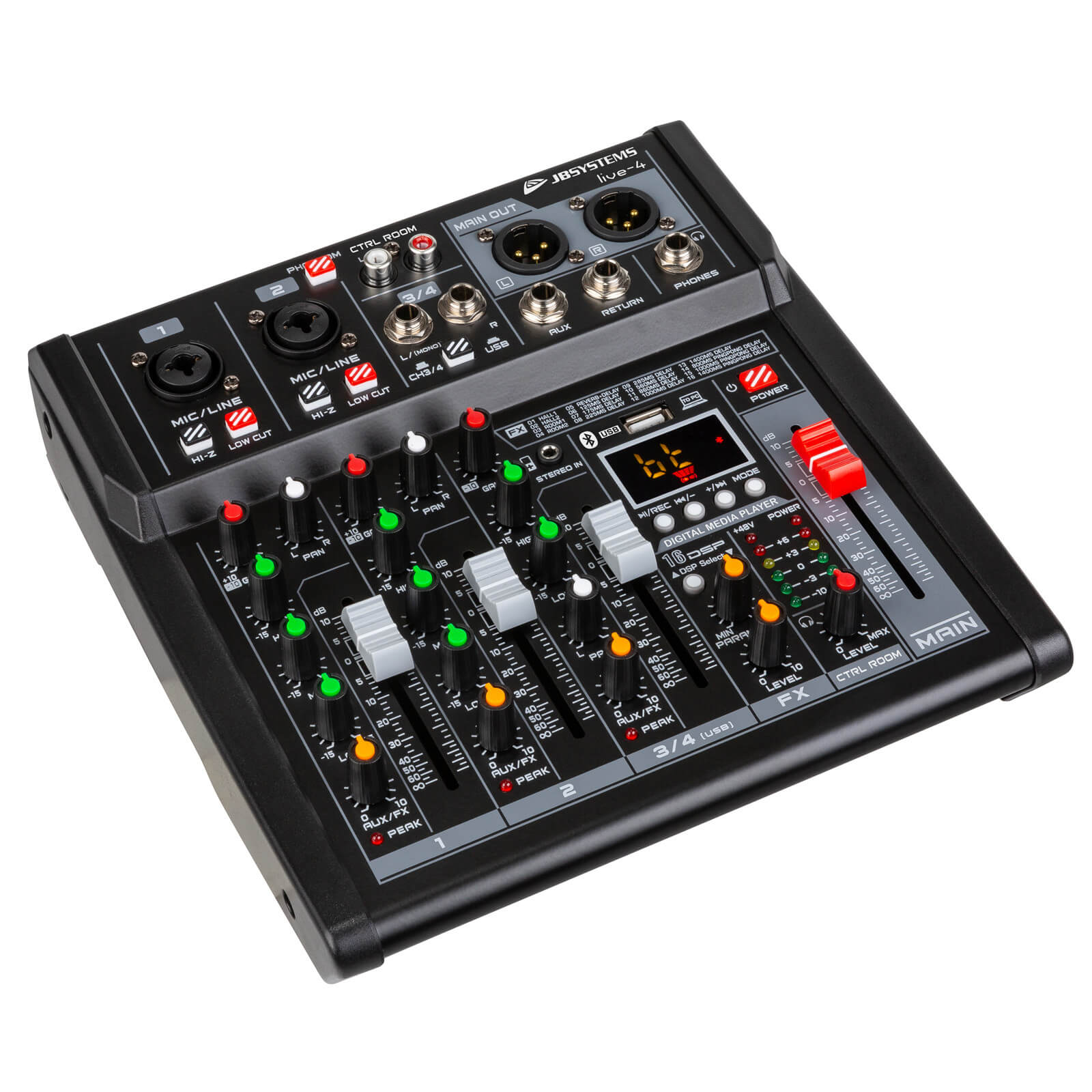 TABLE MIXAGE LIVE4 USB BT - JB SYSTEMS