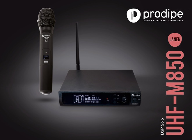 MICRO HF PRODIPE UHF M850 DSP SOLO LANEN 100 fréq. avec calage auto