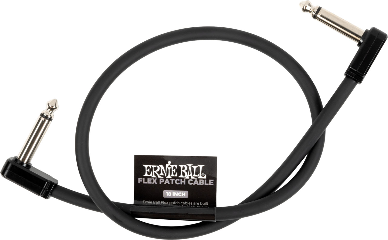 Flex patch Cable Ernie Ball 6441 - 45 cm noir